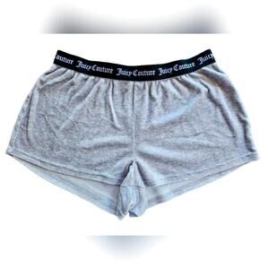 Juicy Courtour Grey Wolf pajama shorts womens sz lg